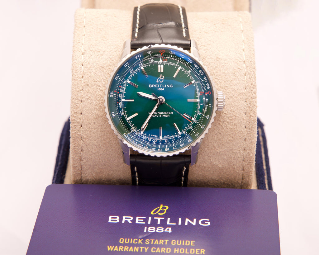 Breitling Navitimer Automatic 41 A17329371L1P1 – Grün – Neu 2026 – Fullset