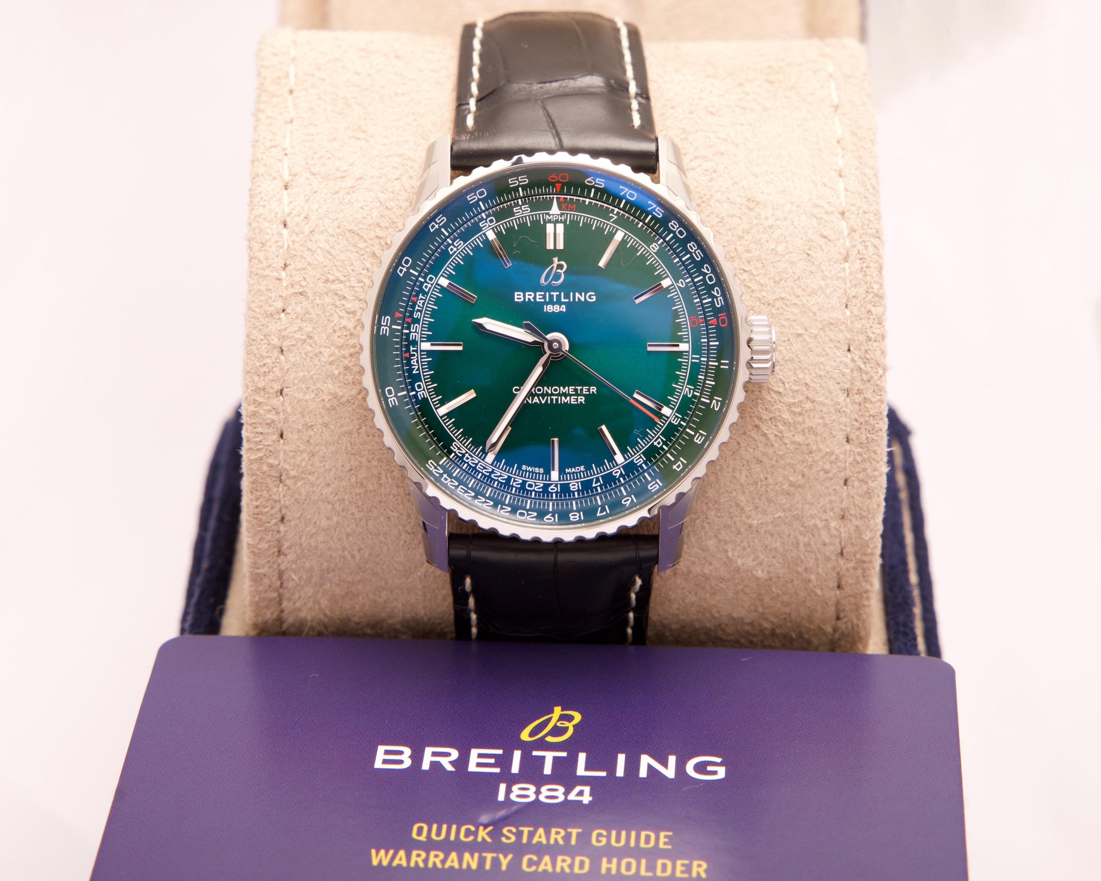 Breitling Navitimer Automatic 41 A17329371L1P1 – Grün – Neu 2026 – Fullset