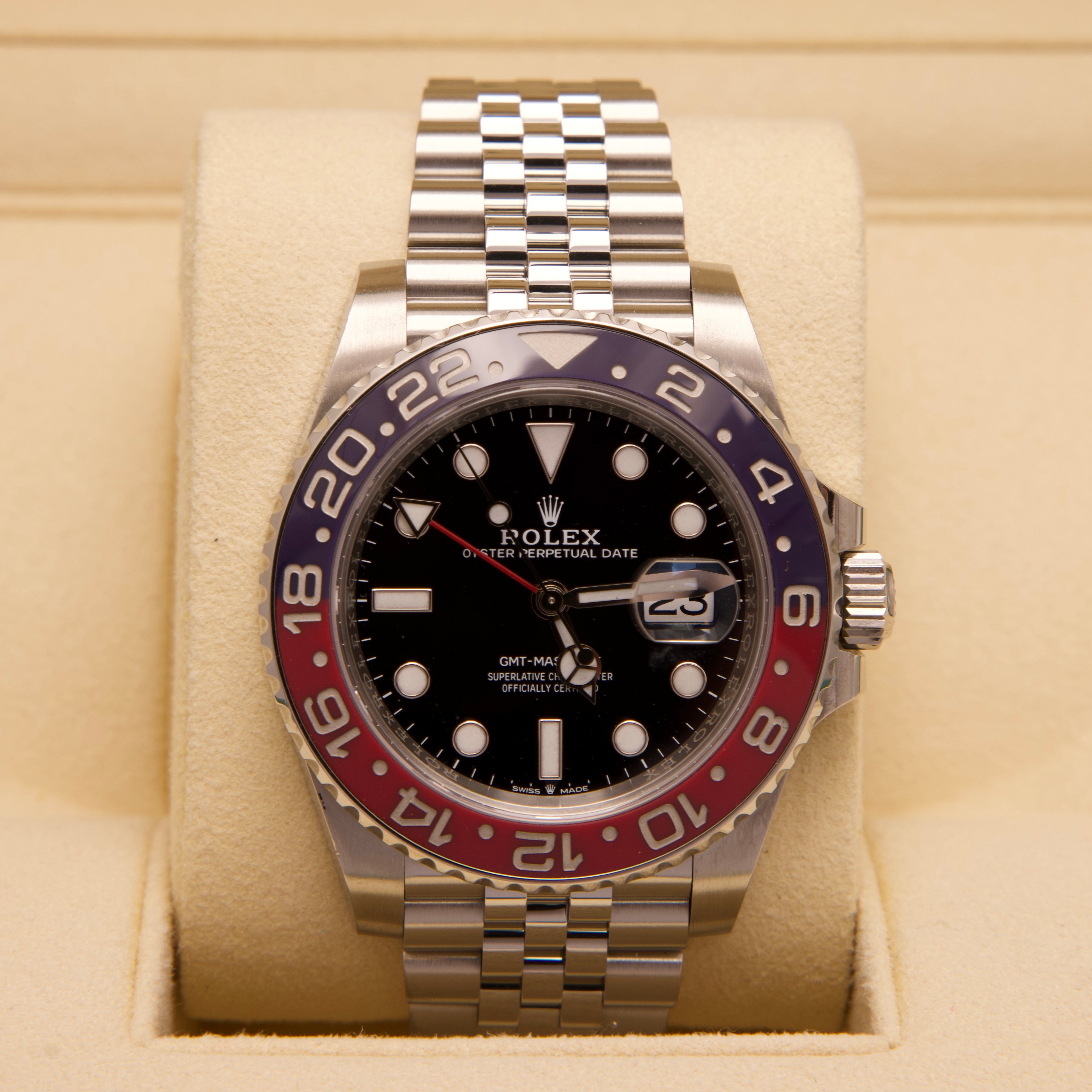 Rolex GMT-Master II 126710BLRO „Pepsi“ – Jubilee – 2019 – Fullset