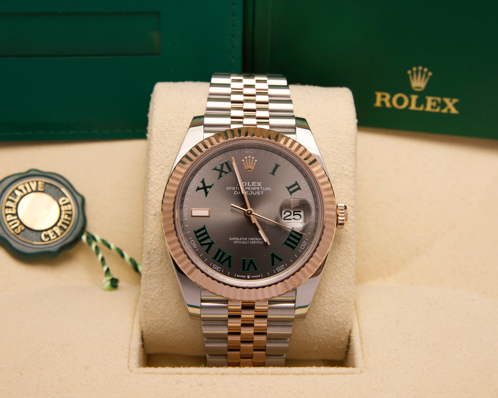Rolex Datejust 41 126331 – Wimbledon – Everose Rolesor – 2024