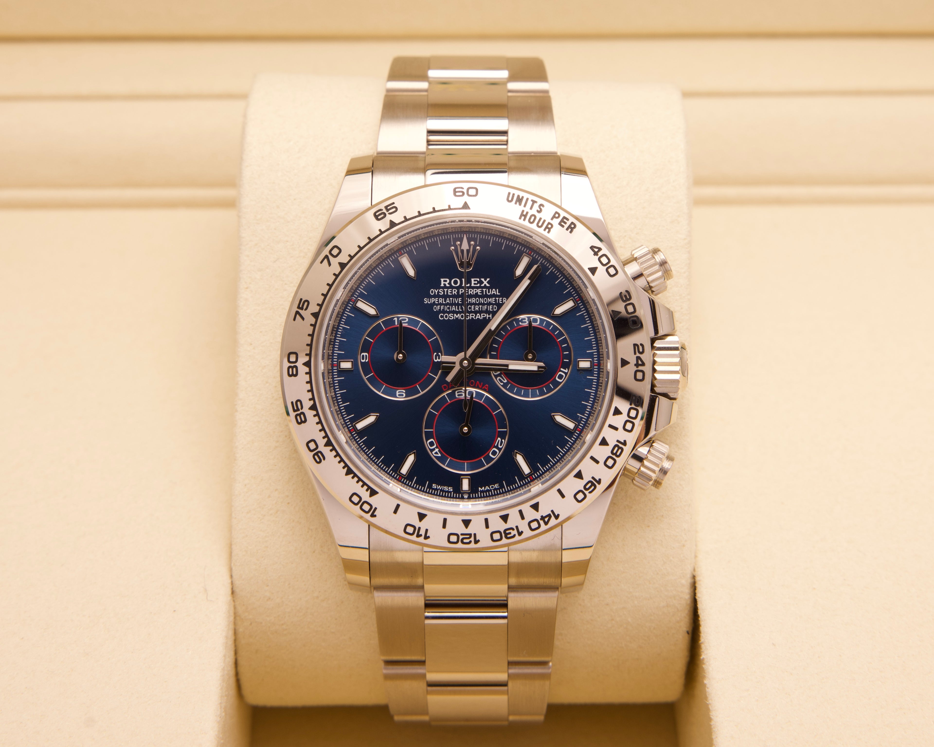 Rolex Daytona 126509 – Weißgold – Blaues Zifferblatt – 2026