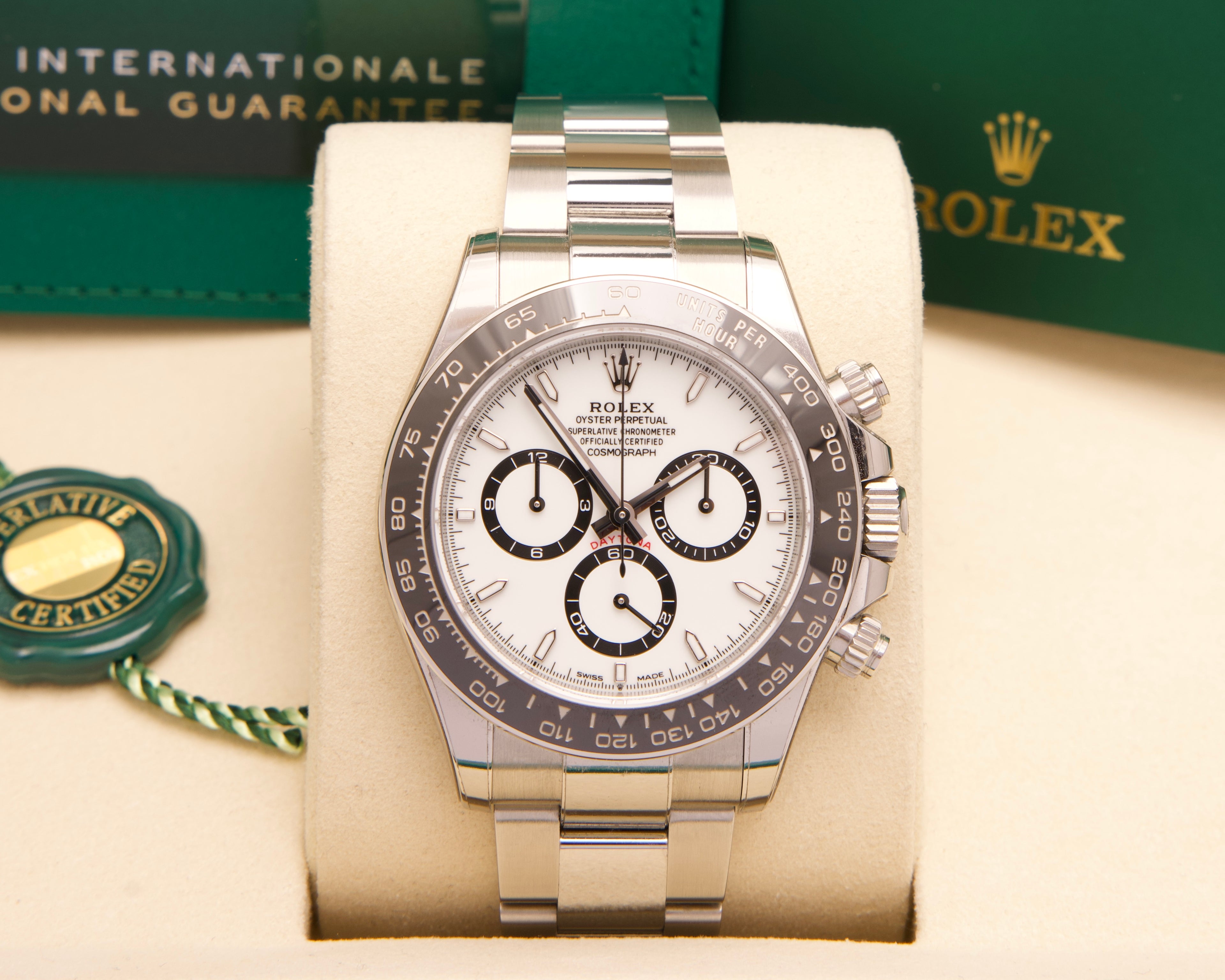 Rolex Daytona 126500LN „Panda“ – Stahl – 12/2025 – Fullset