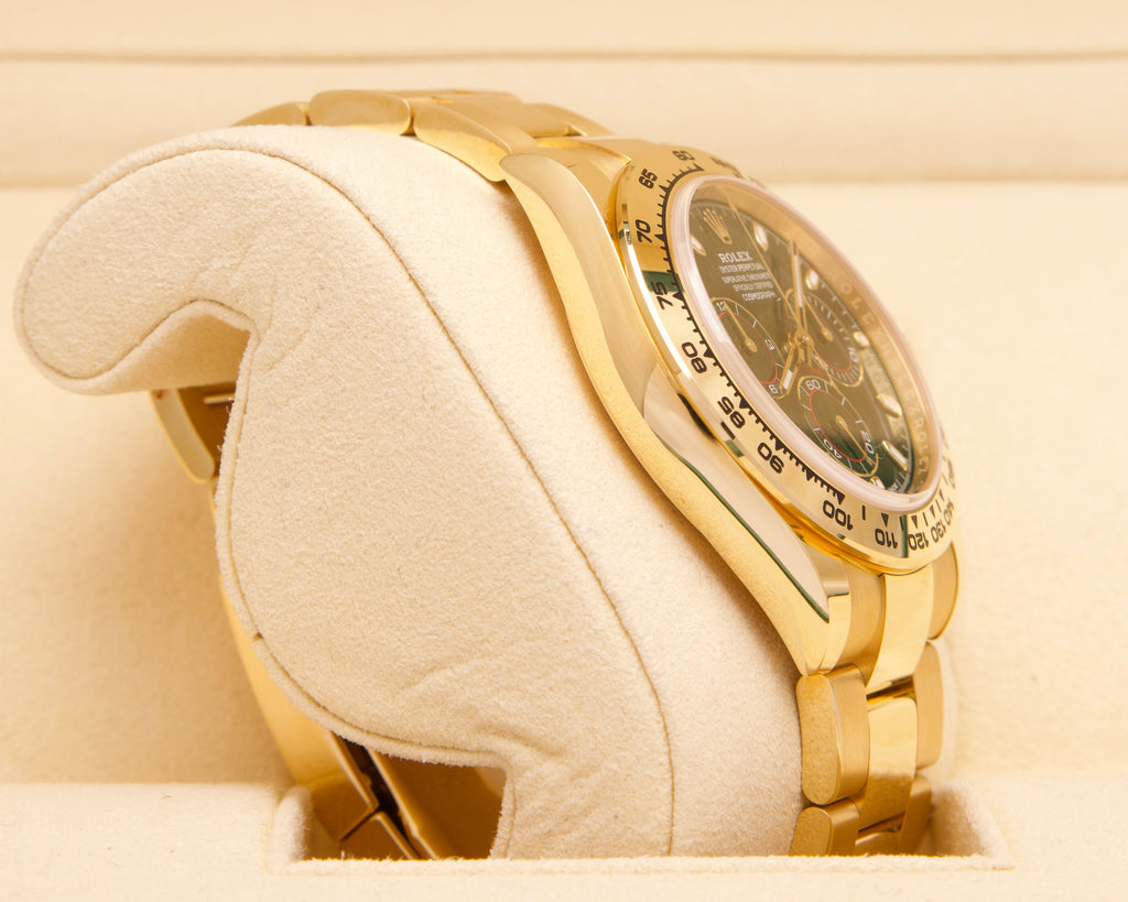 Rolex Daytona 116508 John Mayer – Gelbgold, Grün – 2019 - Fullset