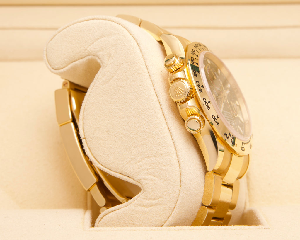 Rolex Daytona 116508 John Mayer – Gelbgold, Grün – 2019 - Fullset