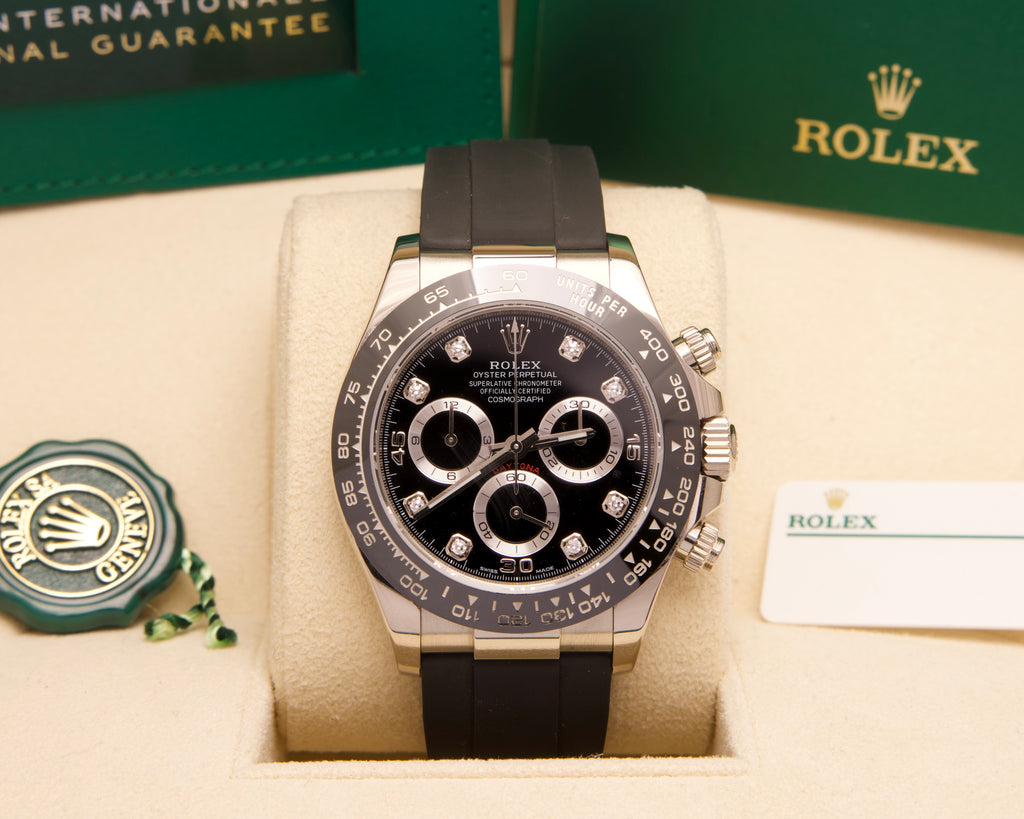 Rolex Daytona 116519LN – Weißgold–Diamant–Oysterflex-2022