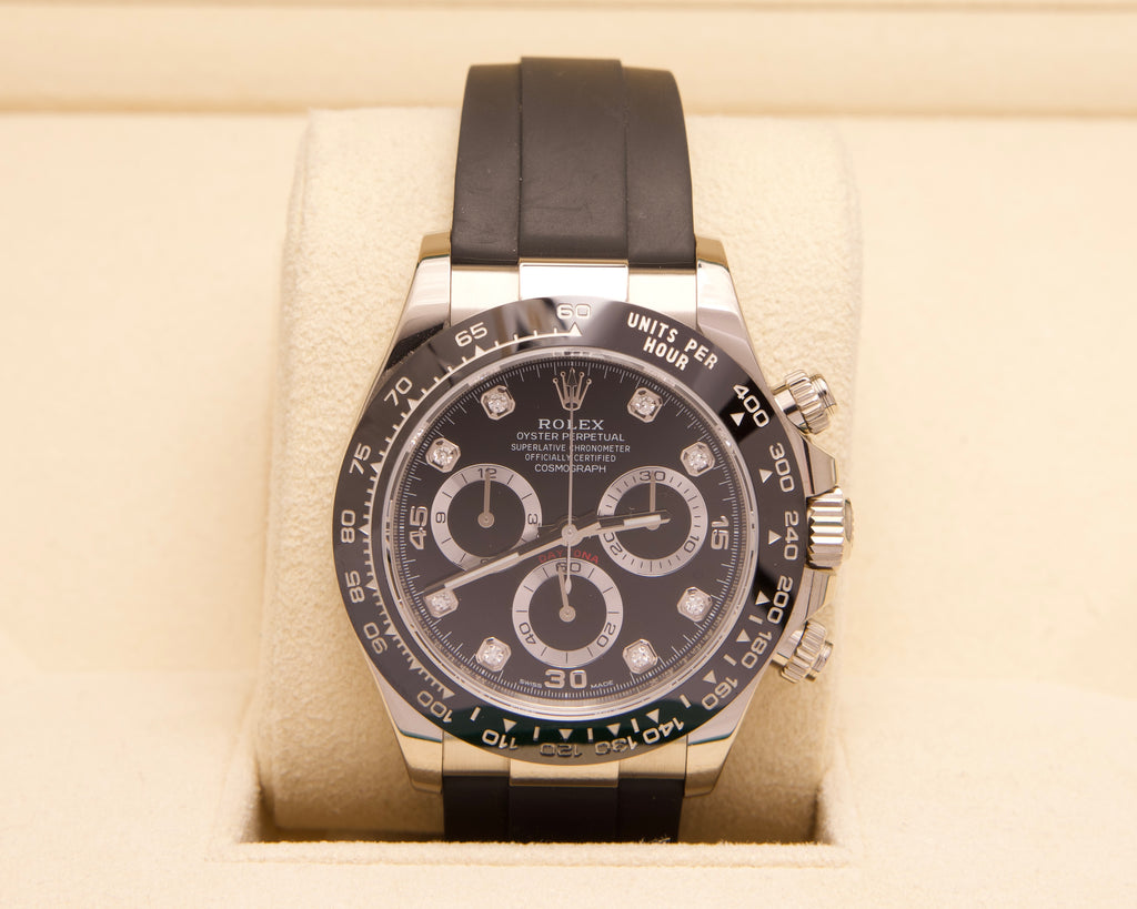 Rolex Daytona 116519LN – Weißgold–Diamant–Oysterflex-2022