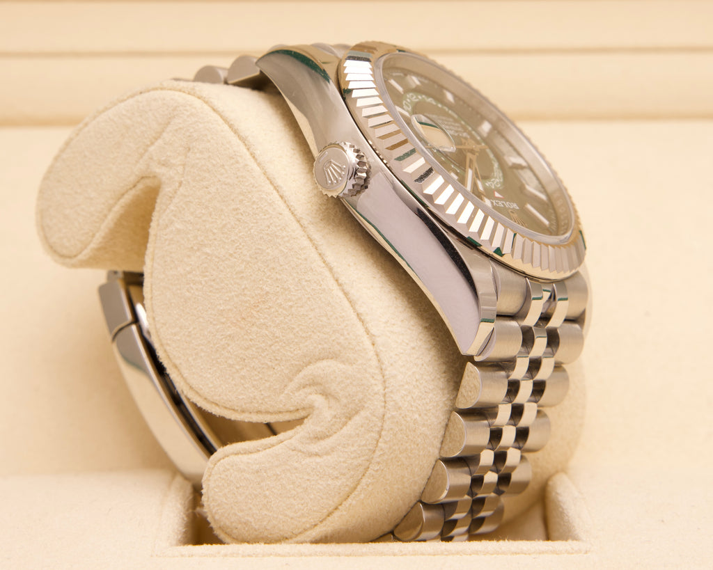 Rolex Sky-Dweller 336934 – Mint Green – Jubilee – 2024 – Fullset