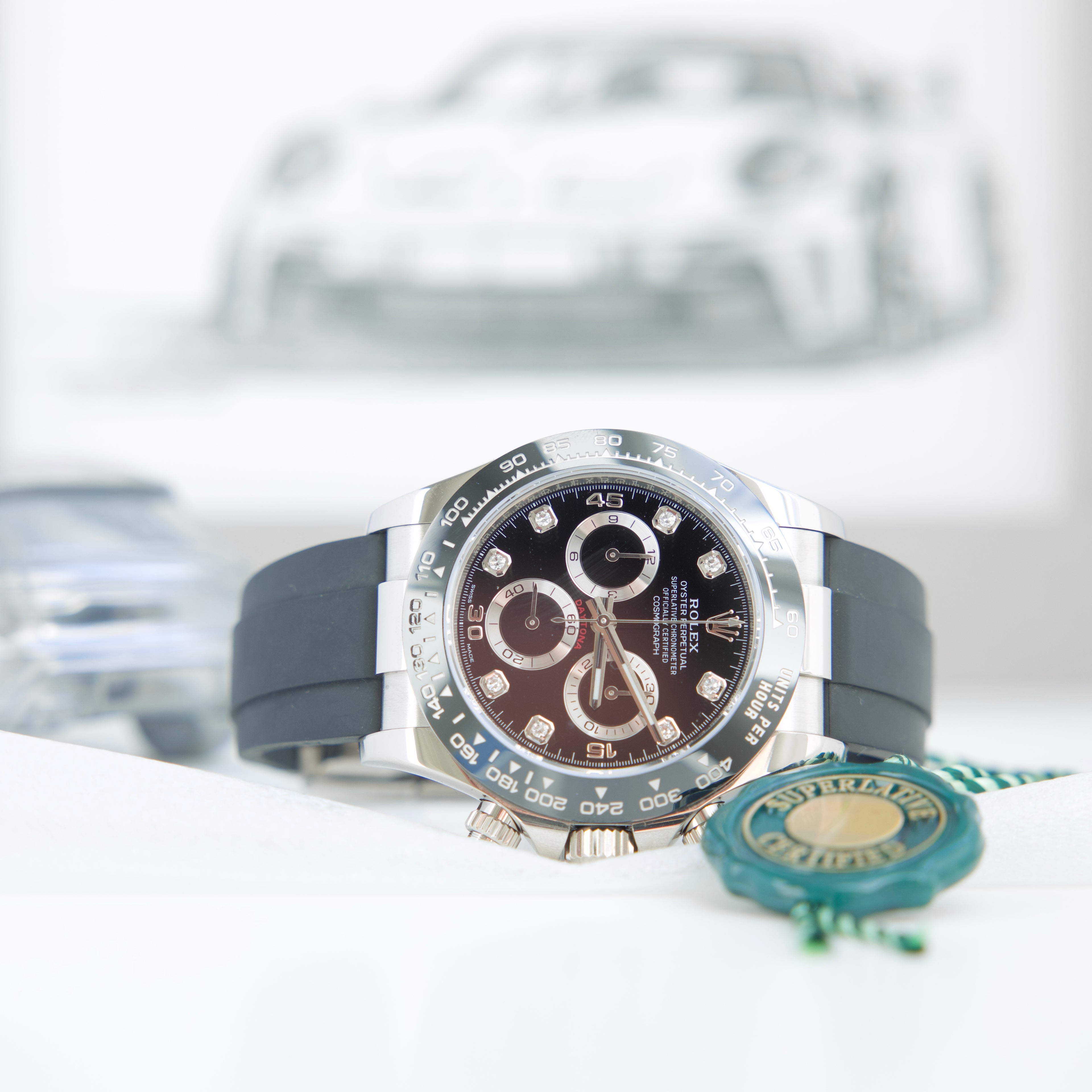 Rolex Daytona 116519LN – Weißgold–Diamant–Oysterflex-2022