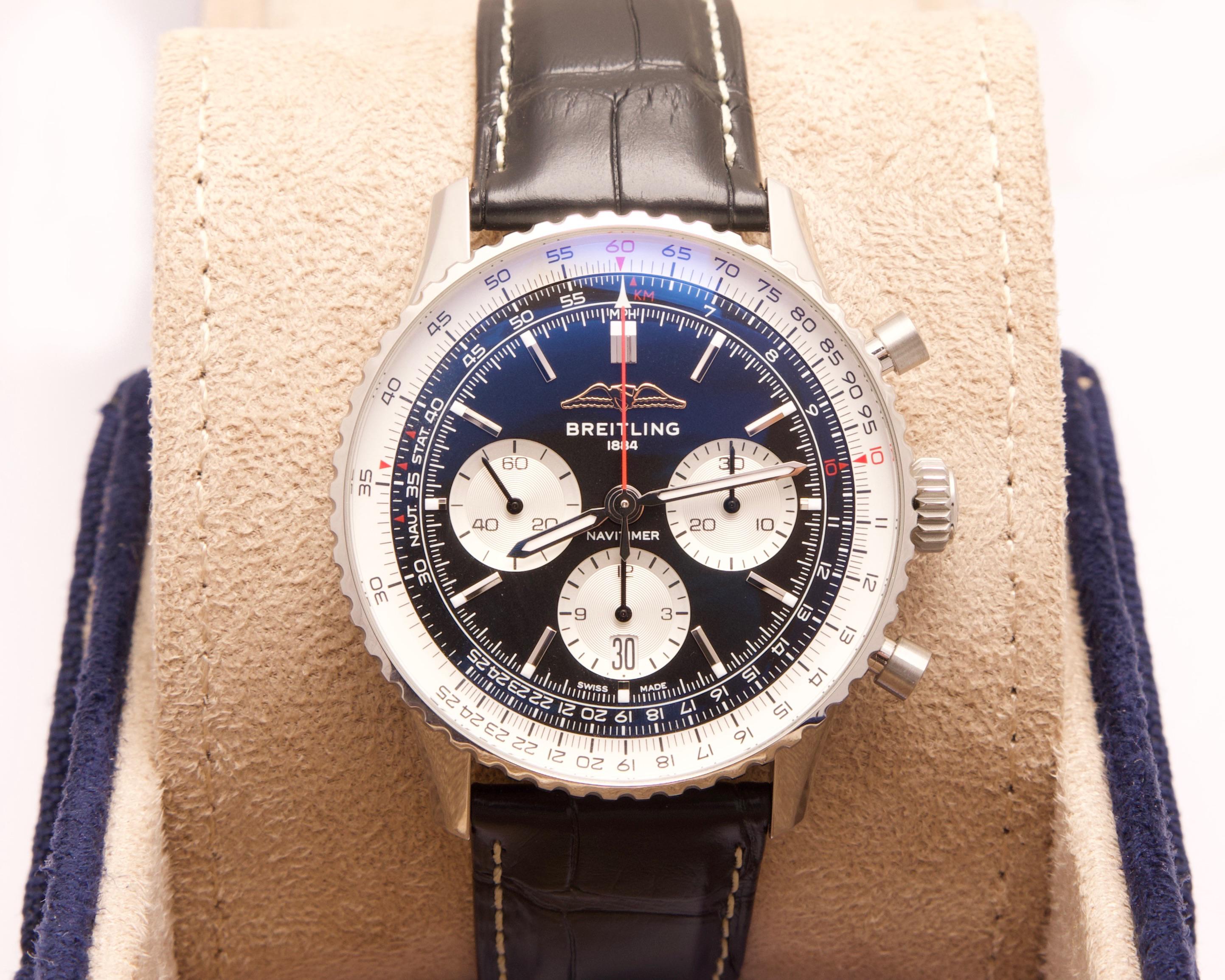 Breitling Navitimer 43 B01 AB0138211B1P1 – Schwarz – Neu 2026 – Fullset