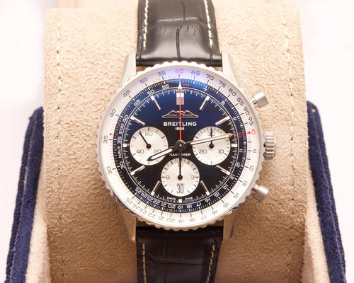 Breitling Navitimer 43 B01 AB0138211B1P1 – Schwarz – Neu 2026 – Fullset